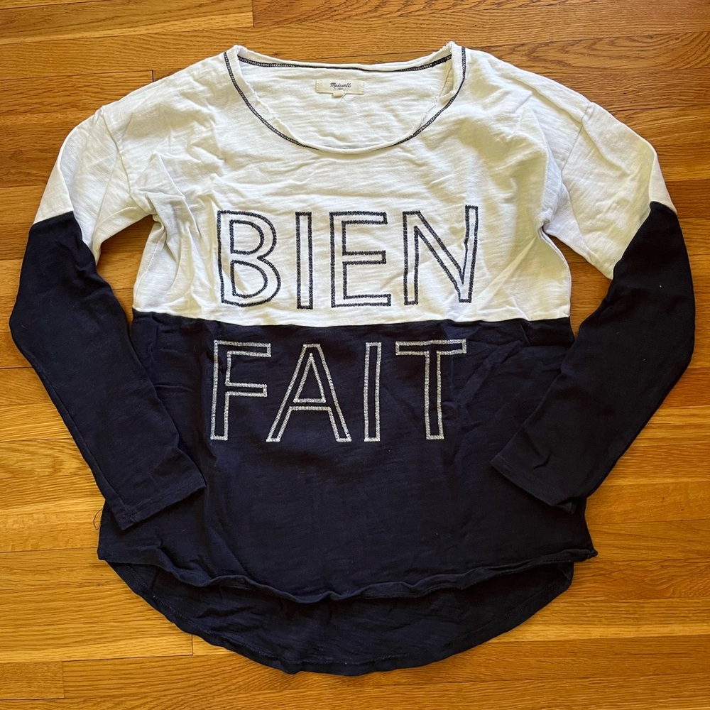Madewell Bien Fait Boatneck Top